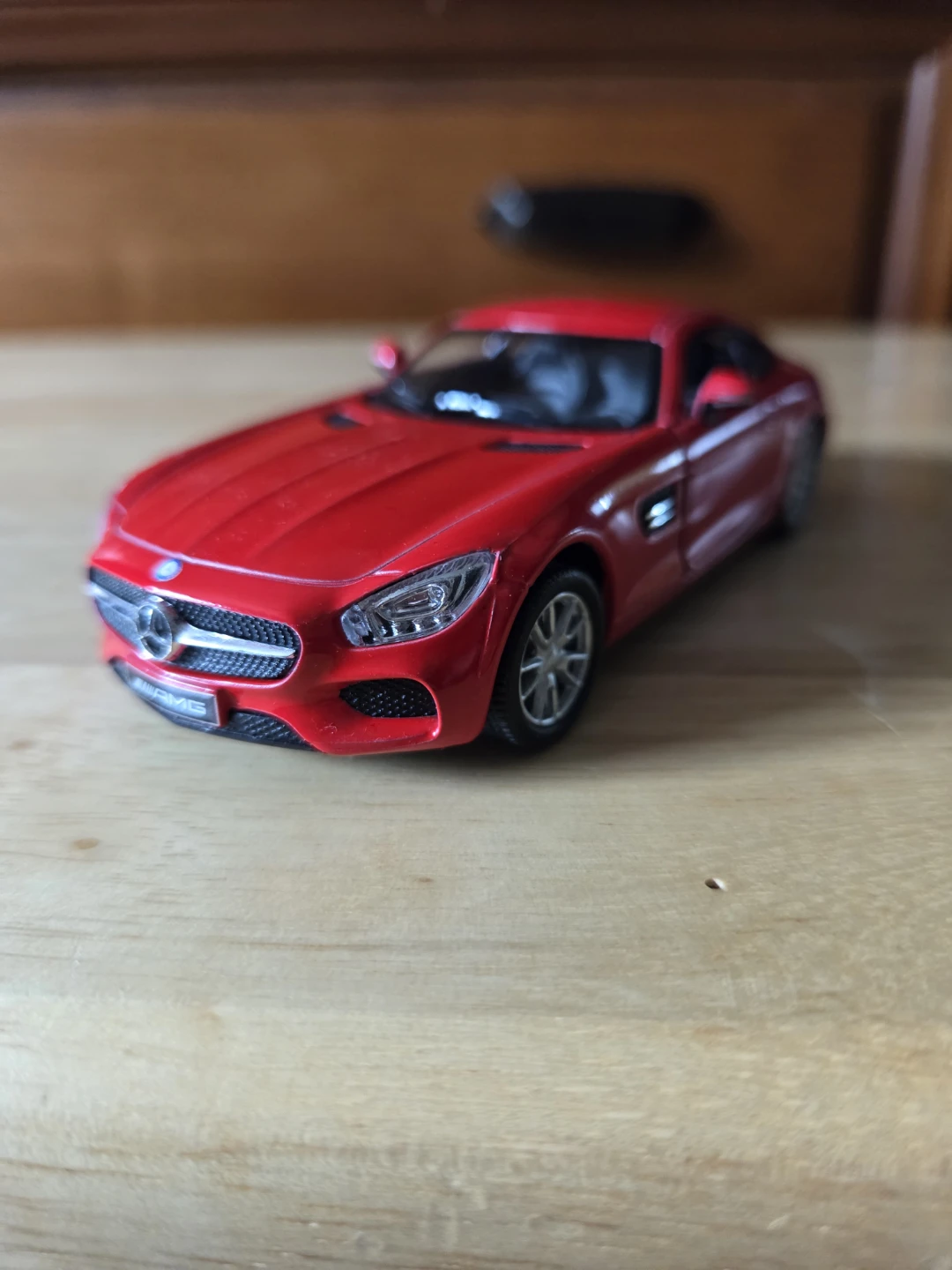 Red Mercedes-Benz AMG GT Scale 1/36 Toy Car - photo 2