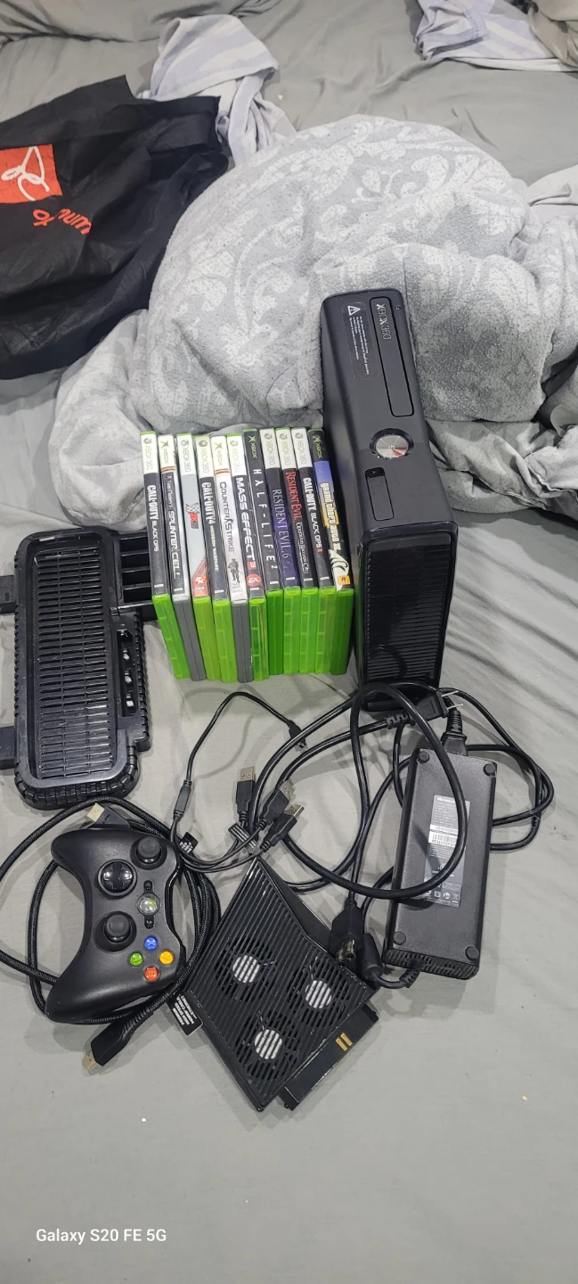 Xbox 360 Console with Games and Accessories