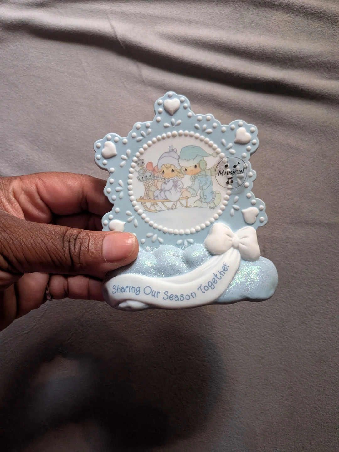 Precious Moments Jingle Bell Musical Figurine