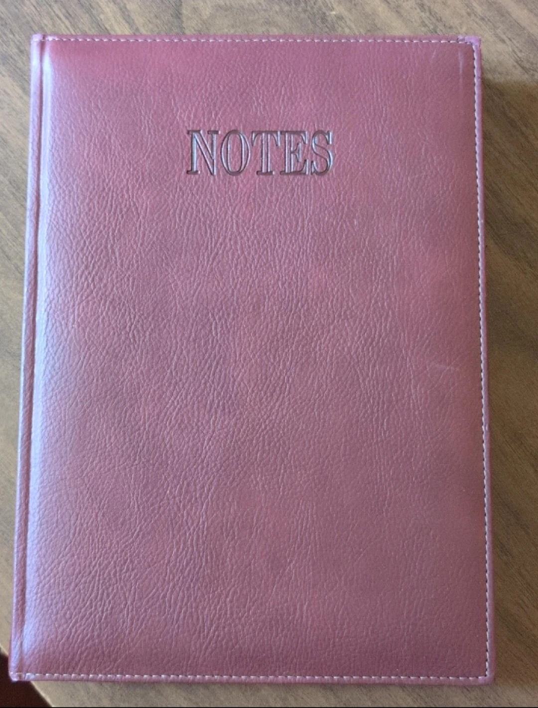 Pierre Belvedere Burgundy Leather Notebook