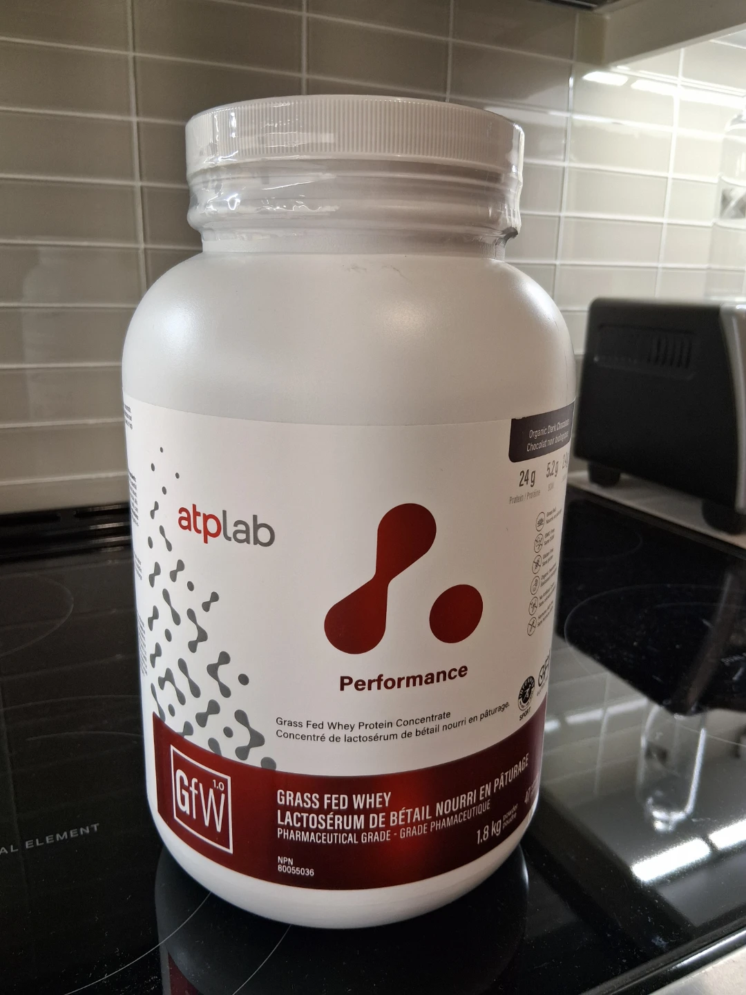 ATP Lab chocolate whey protein powder