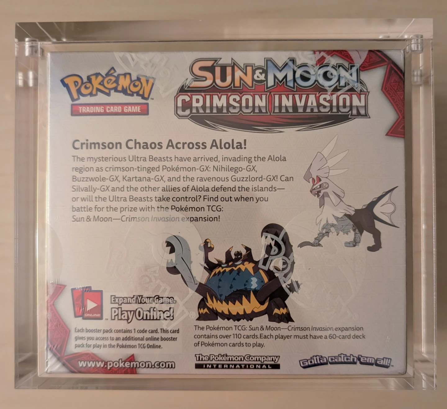 Pokemon Sun & Moon Crimson Invasion Booster Box - photo 2