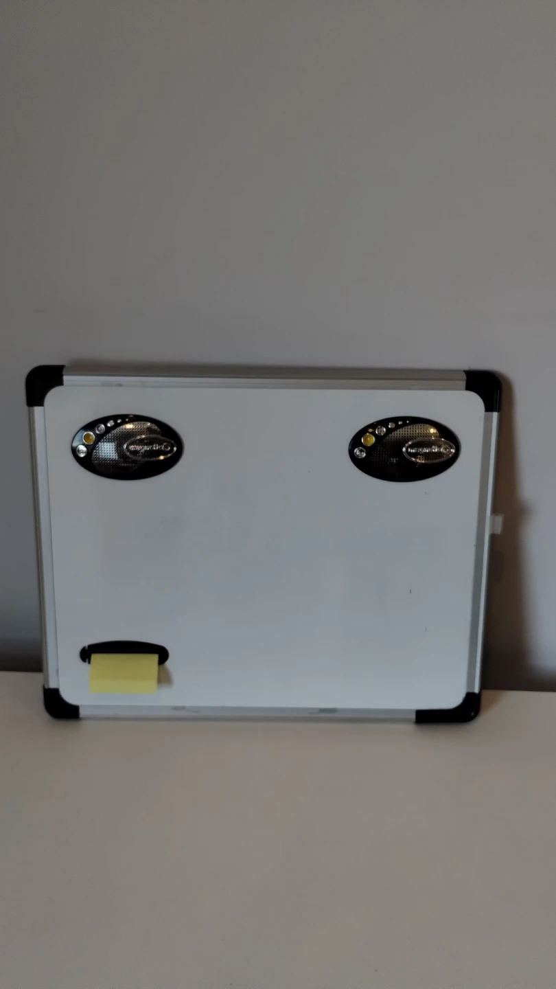 Magnetic Whiteboard with Sticky Notes Holder