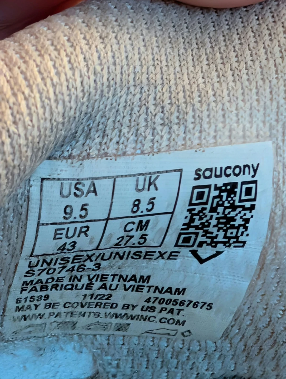 Saucony Shadow 5000 Unisex Shoes Size 9.5 - photo 2