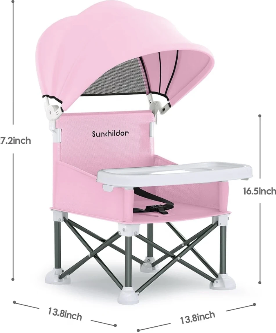 Sunchildor Baby Booster Seat Removable Tray/Canopy - photo 2