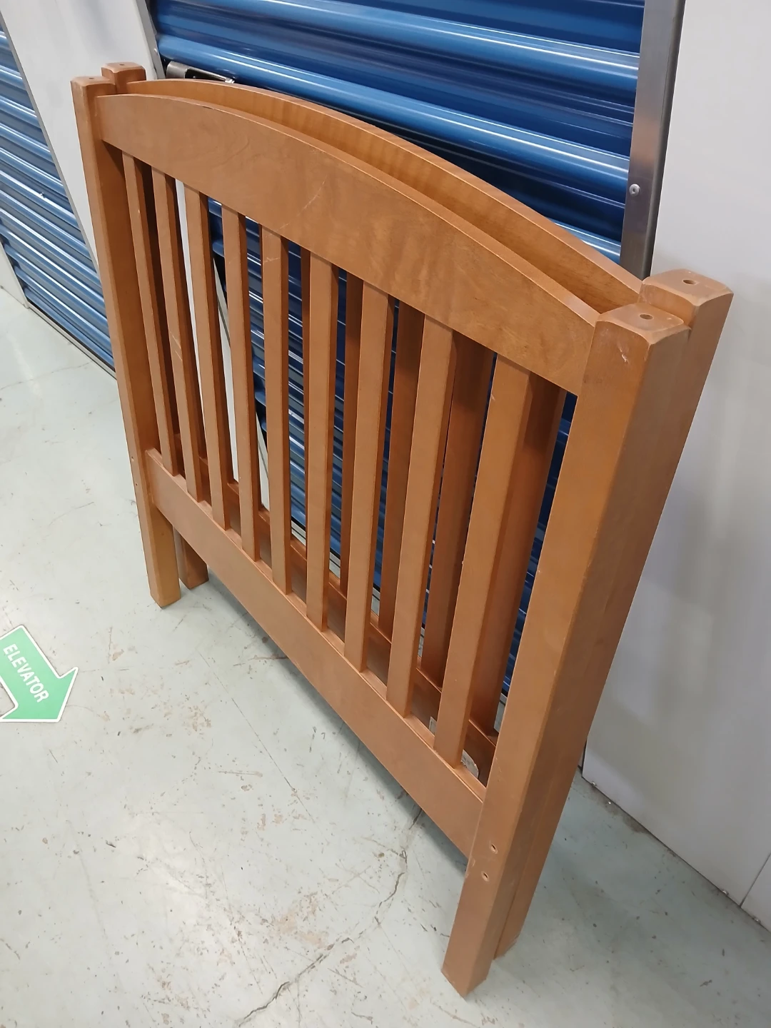 Wooden Twin Bed Headboard - photo 4