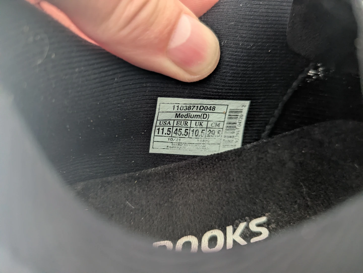 Brooks Launch 9 Running Shoes - Black - Men's Size 11.5 - photo 3