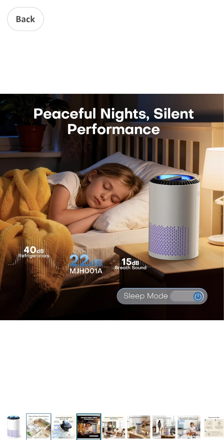 POMORON Air Purifier MJH001A White - photo 4