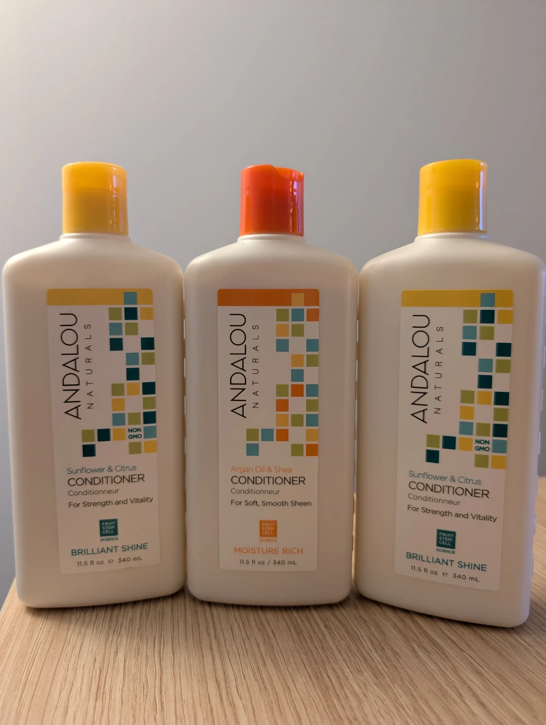Set of 3 Andalou Naturals Conditioners - New