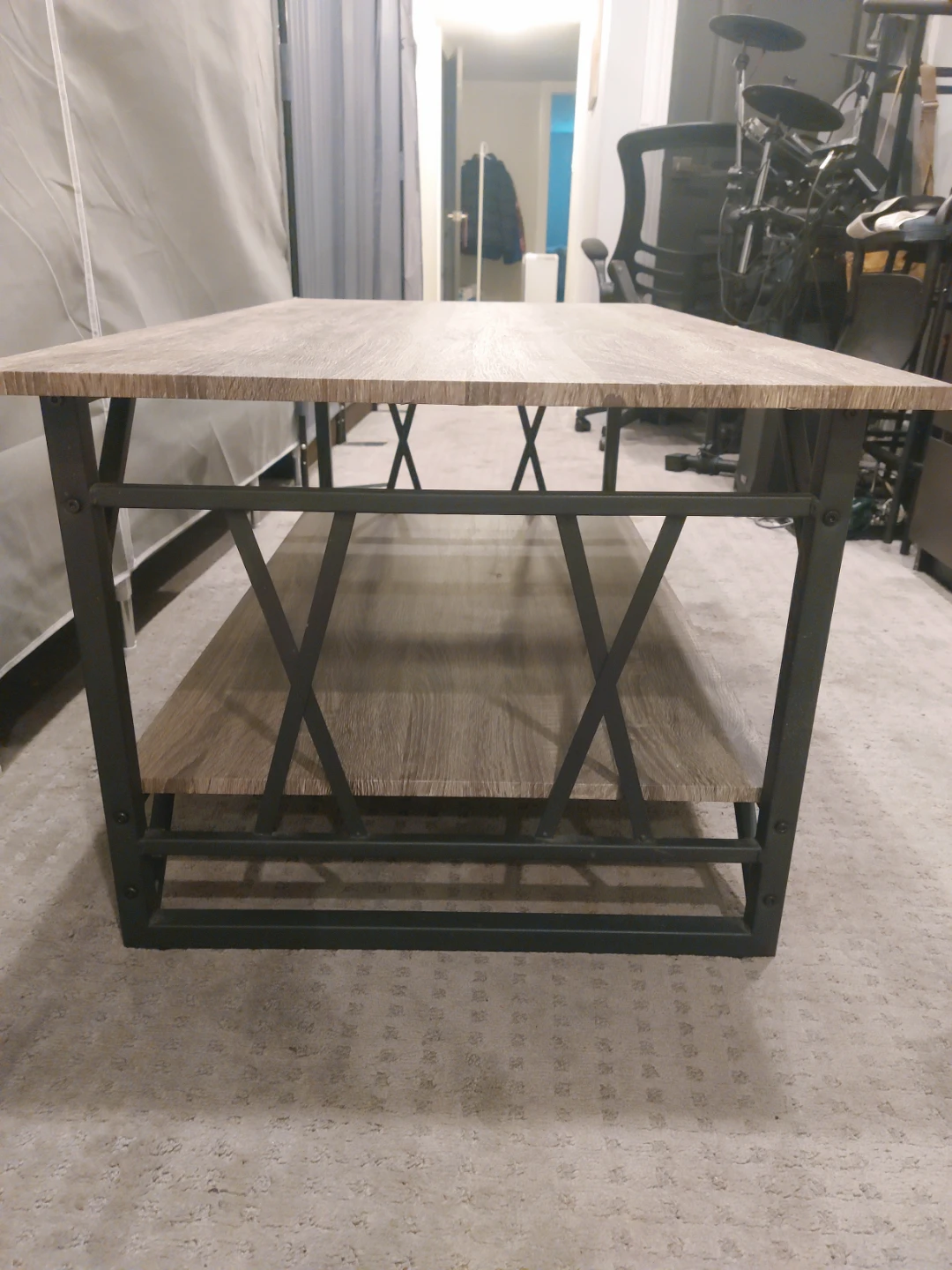 Two-Tier Wood Coffee Table - photo 4
