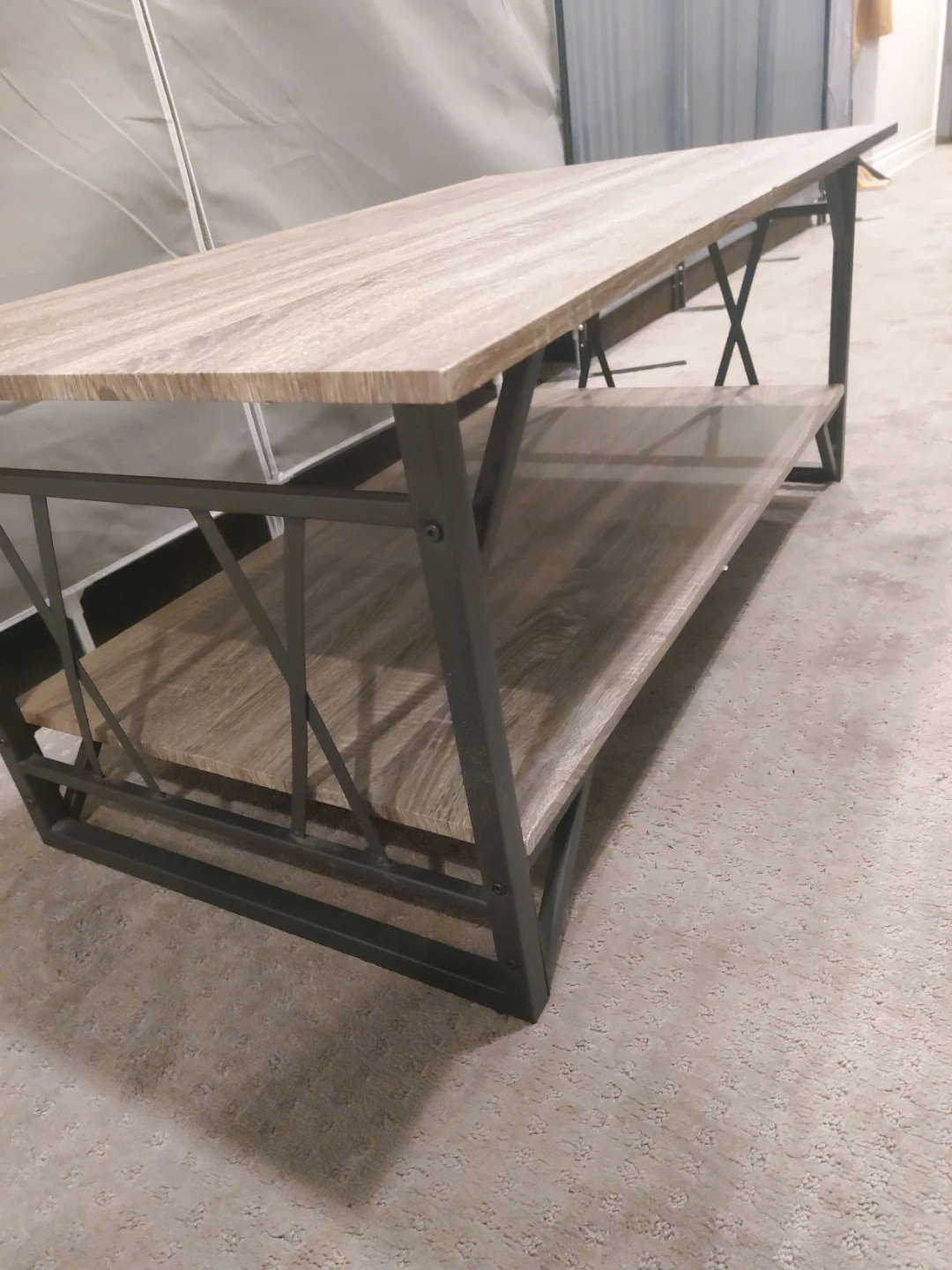 Two-Tier Wood Coffee Table - photo 5