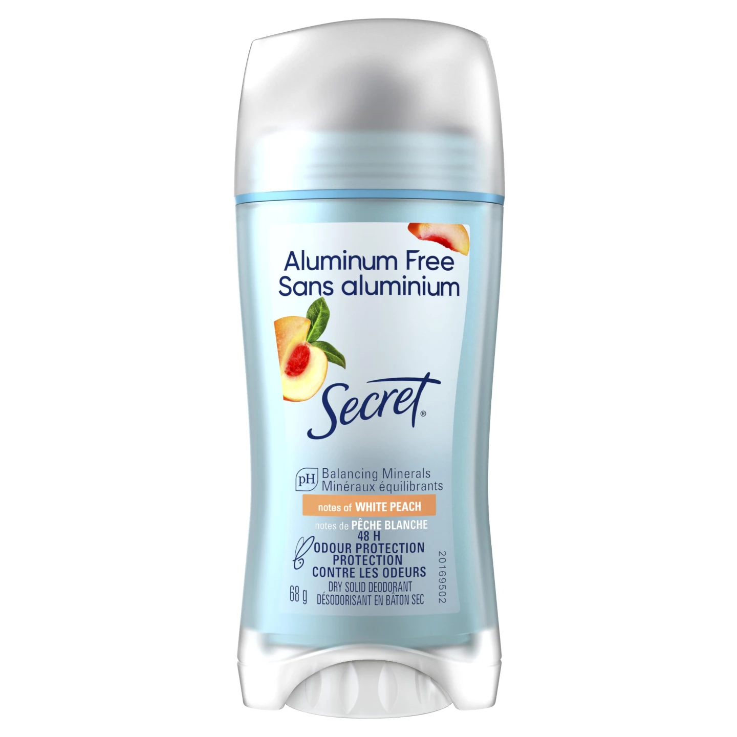 "Secret" Peach Deodorant Aluminum-Free 68g
