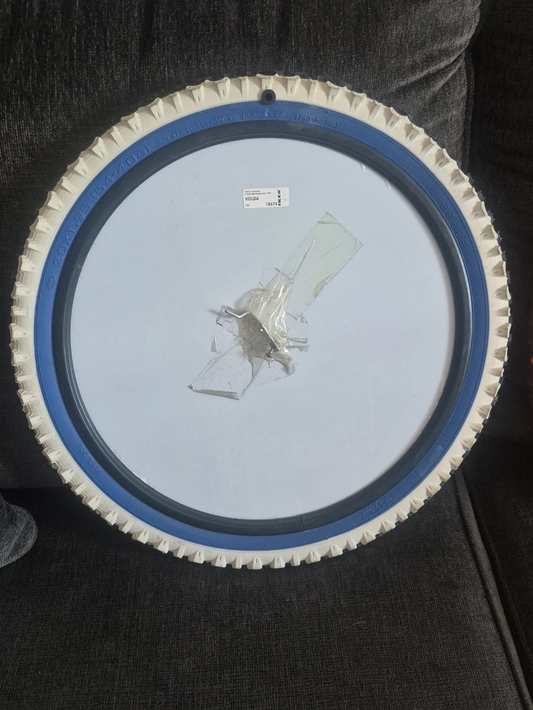 Vintage 90's "VOLDA" Bike Tire Mirrors by IKEA - photo 5