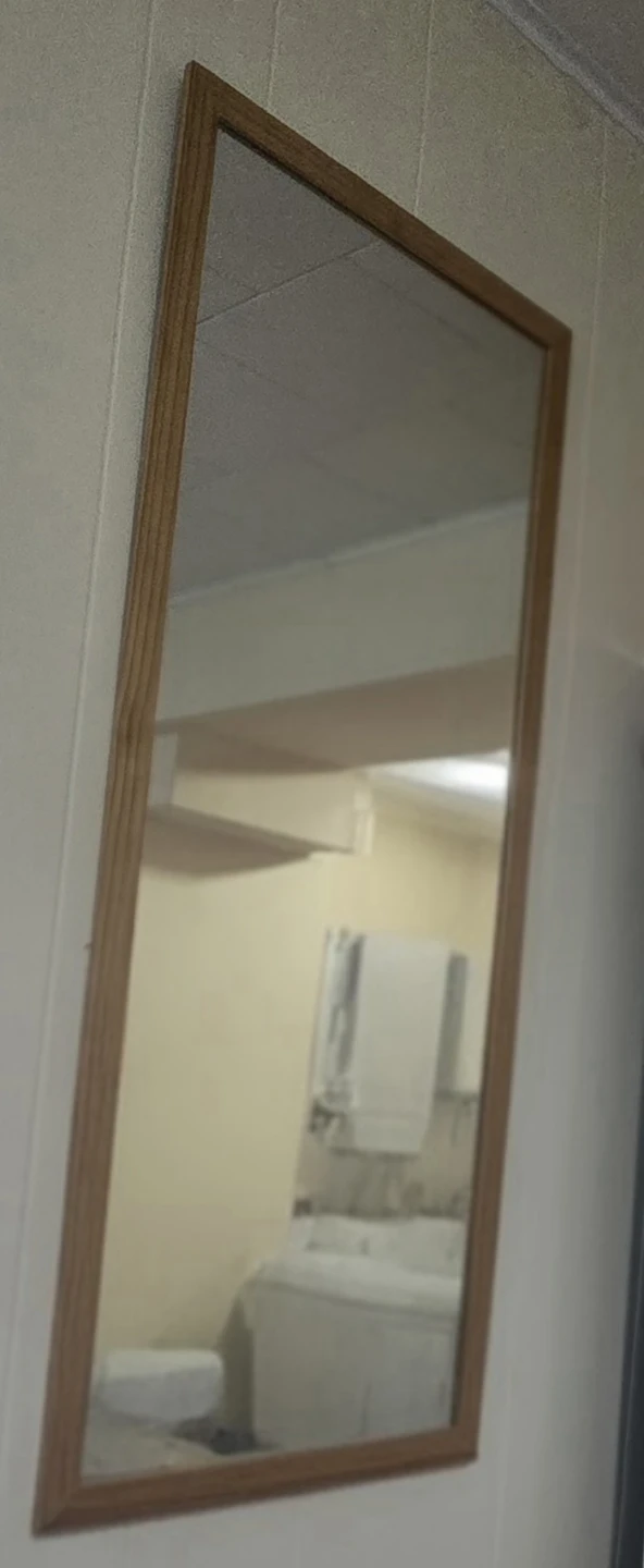 2 Wooden Framed Mirrors