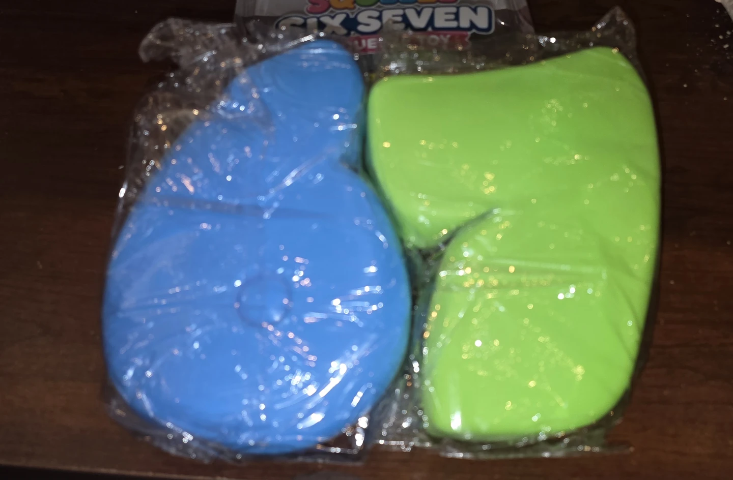 Squeeze Six Seven Squeeze Toy - Blue & Green - photo 2