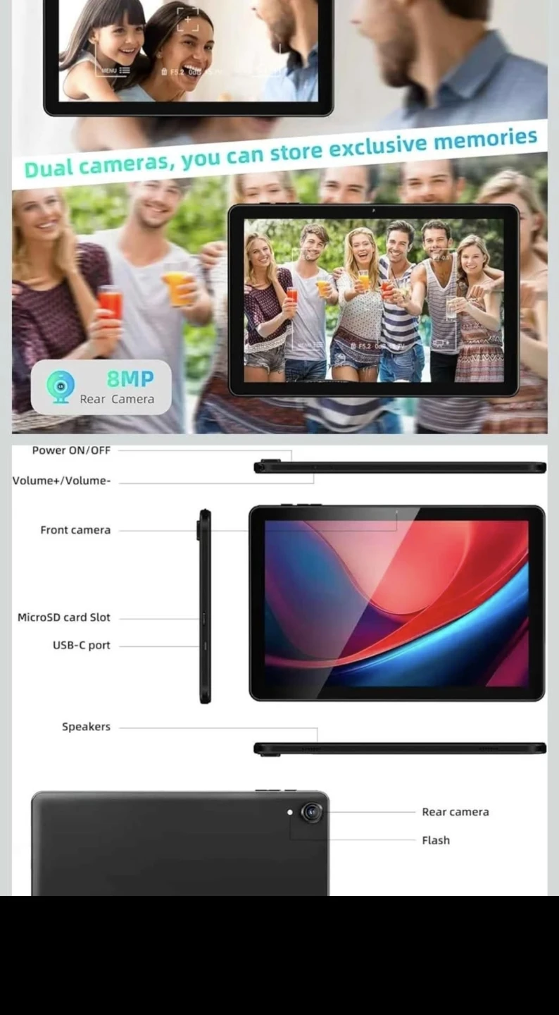 New Rebecco Android Tablet 10 Inch - Android 14 - photo 4