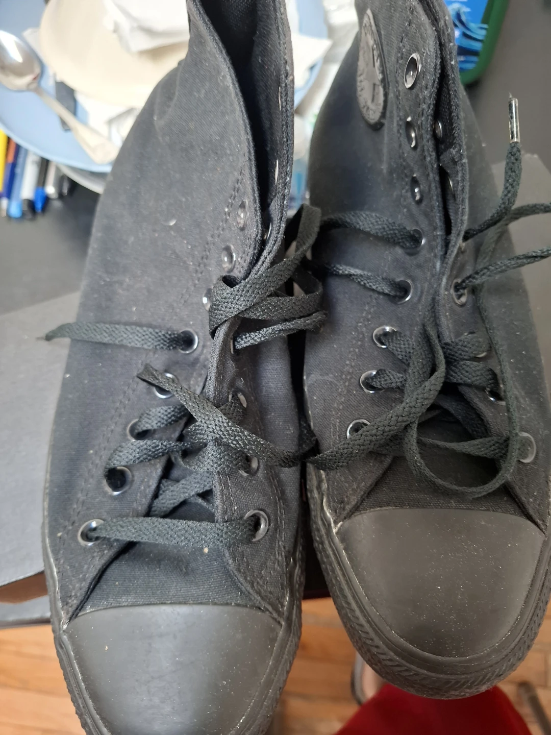 Converse Chuck Taylor All Star High Top Black Sneakers - photo 4