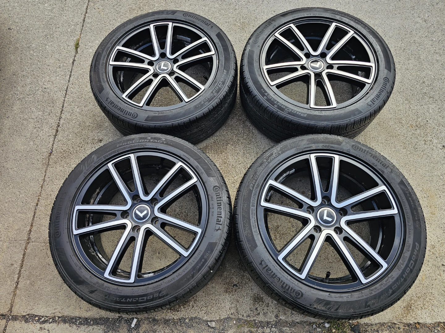 245/45 R18 ALL SEASON TIRES ON ALLOY RIMS 5×120