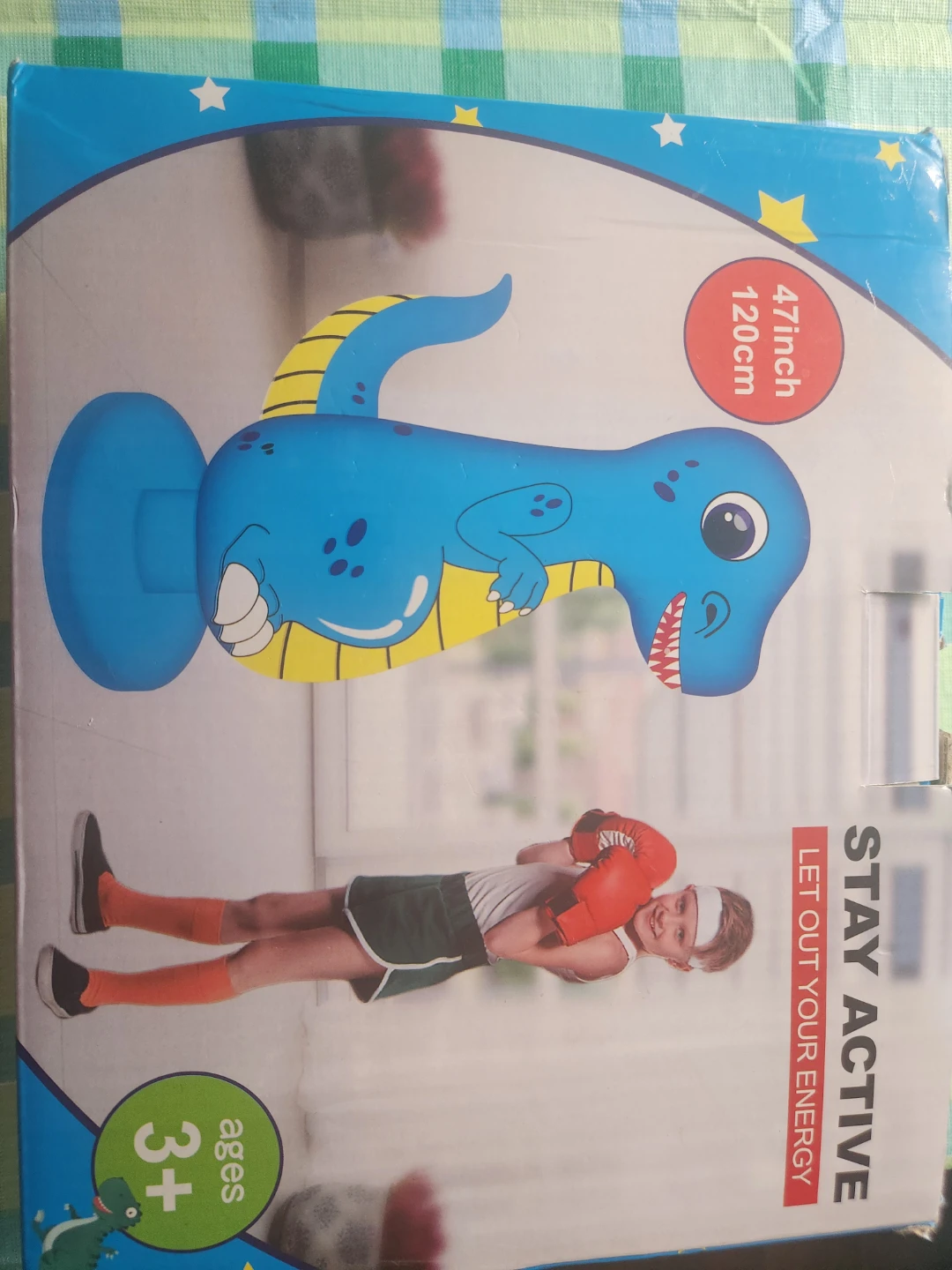 Inflatable Dinosaur Punching Bag Toy