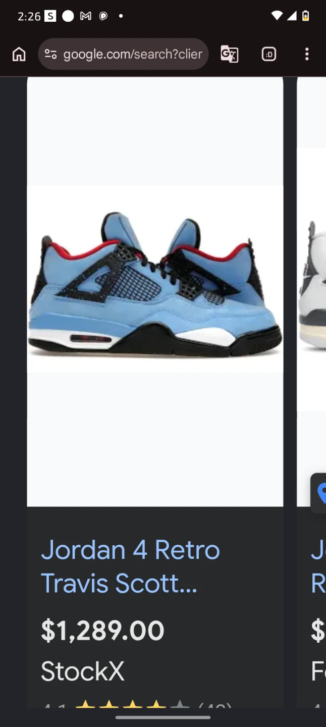 Air Jordan 4 Retro Travis Scott - photo 2