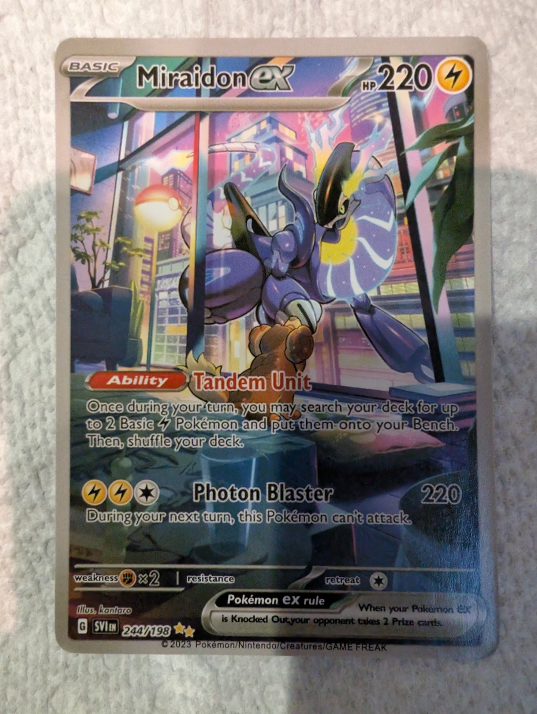Miraidon EX - 244/198 -SV01 Scarlett & Violet Base Set
