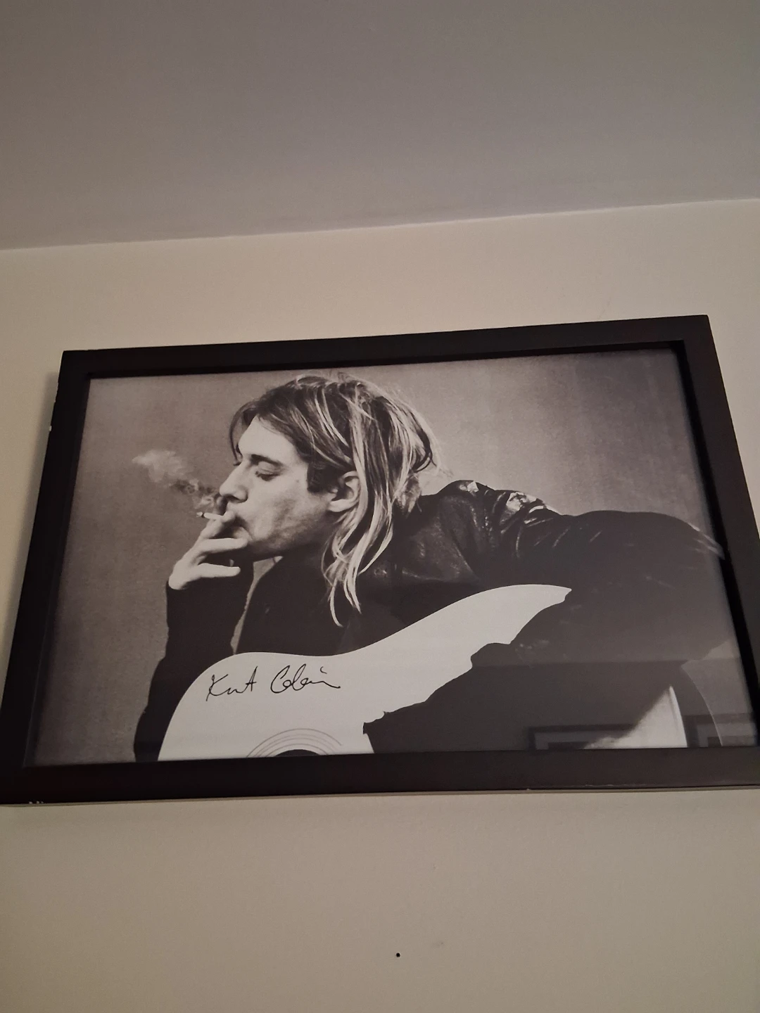 Framed Kurt Cobain Portrait
