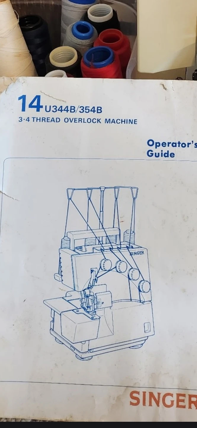 Singer 14U344B/354B 3-4 Thread Overlock Machine - photo 2