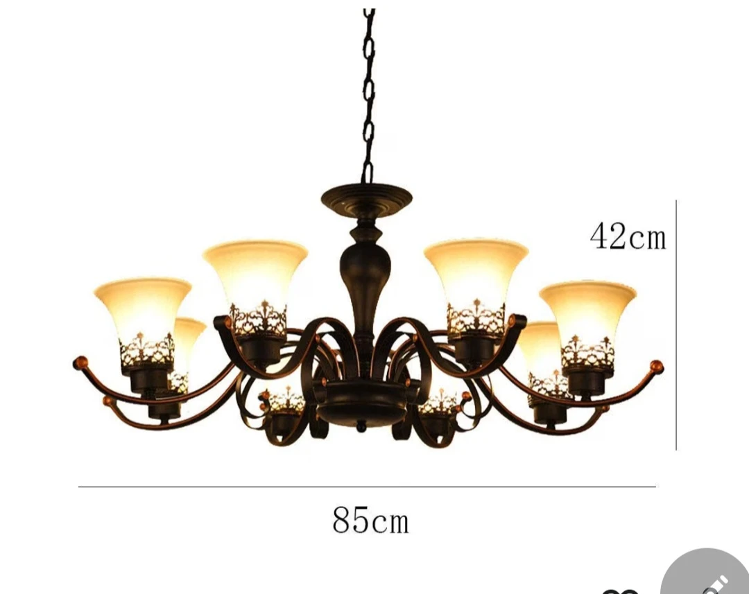 Antique European style 6-lights chandelier (Ceiling light)