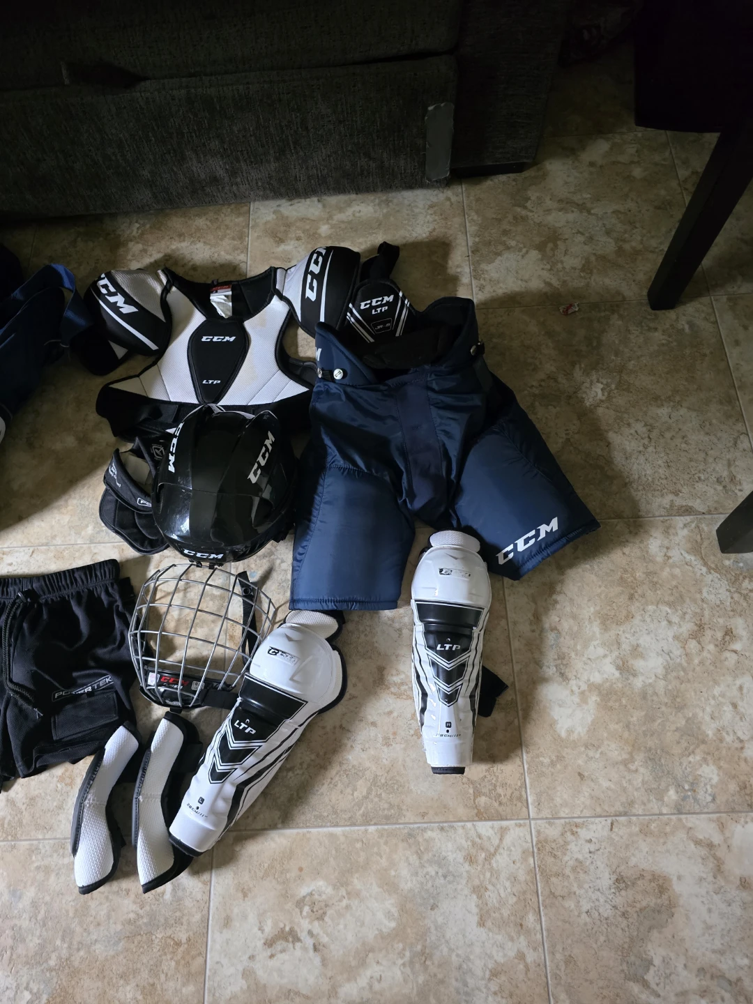 CCM Jr Boys hockey gear set (no skates) - photo 2