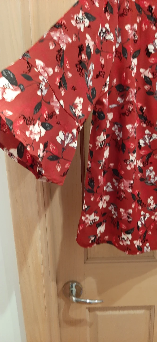 Christopher Banks red floral-print blouse-New - photo 3