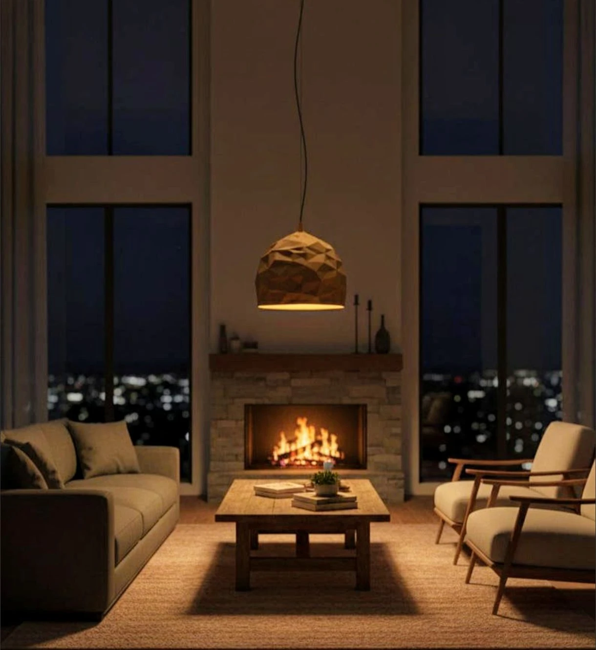 Diesel Living with Foscarini Rock Pendant Lamp (Pre-Owned)