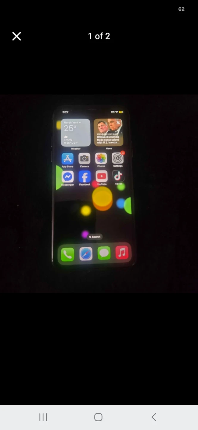 Iphone xs .256 gbs