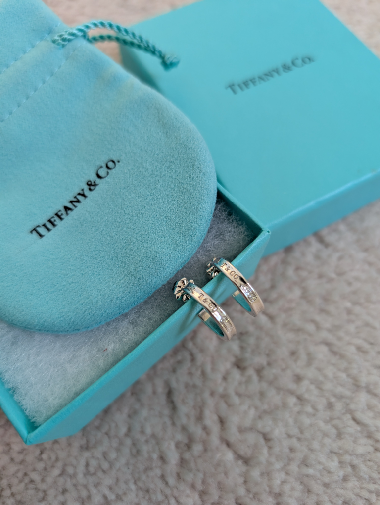 Tiffany & Co. Sterling Silver Hoop Earrings - photo 4