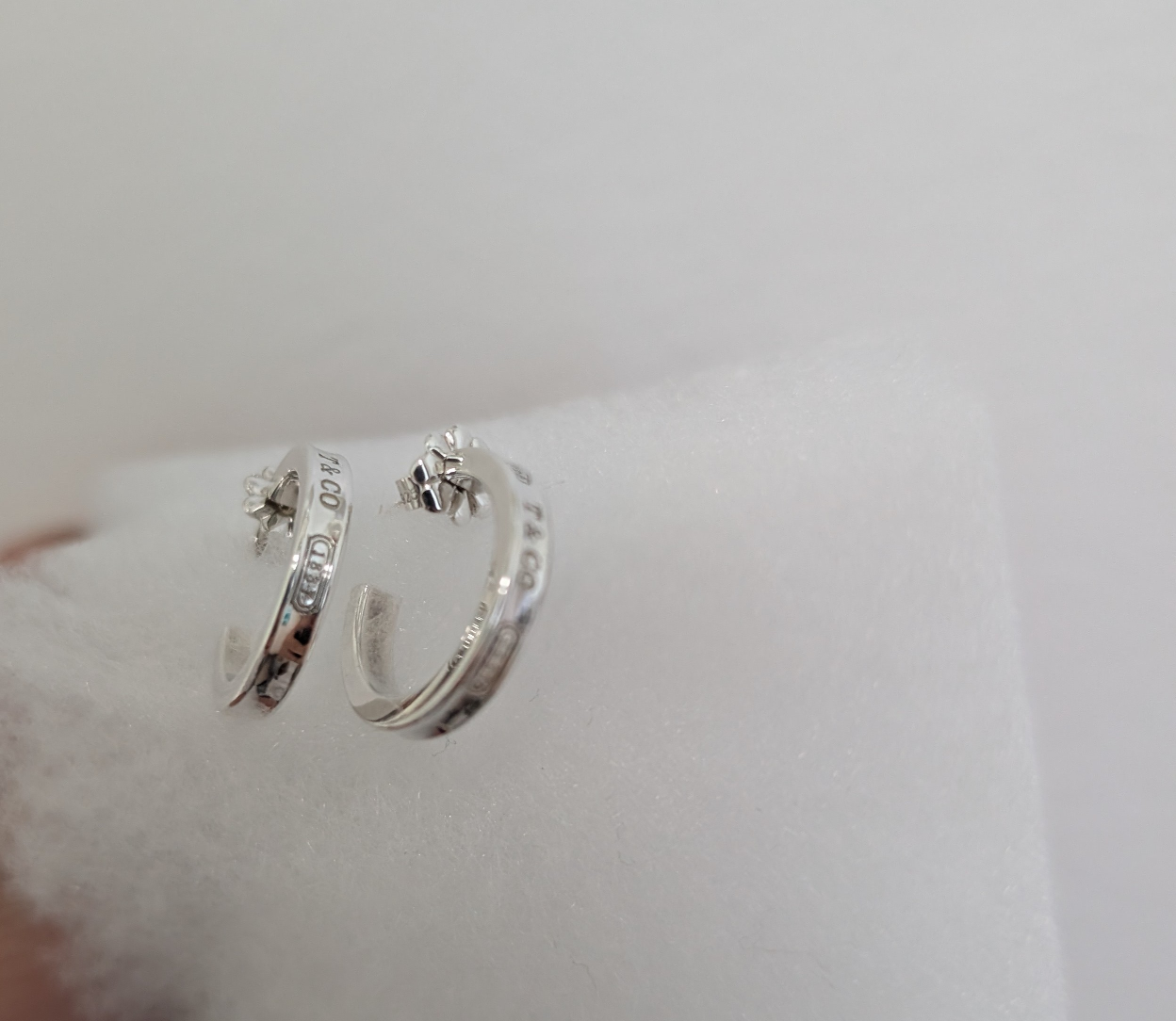 Tiffany & Co. Sterling Silver Hoop Earrings - photo 5