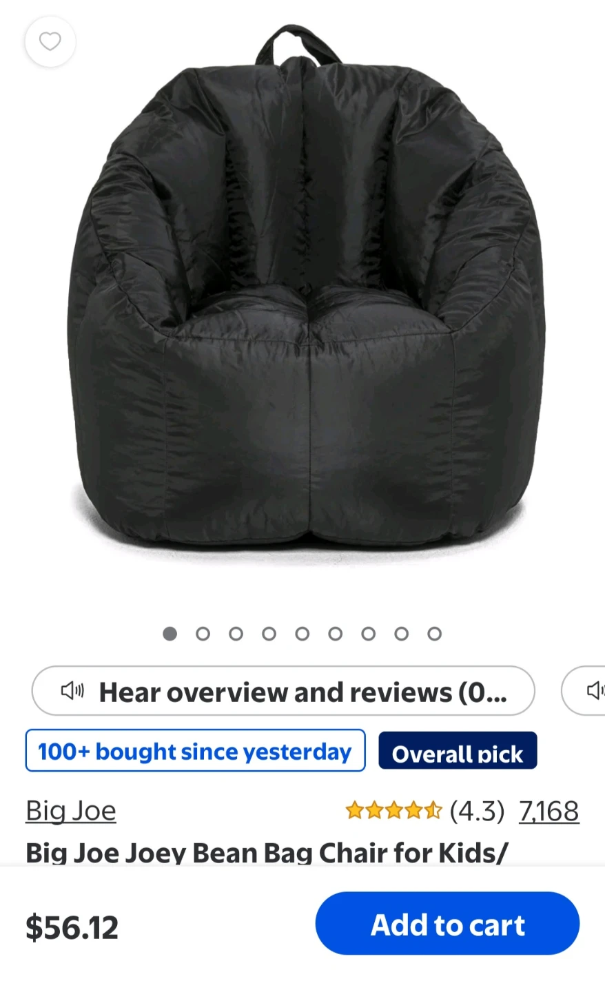Big Joe Joey Bean Bag Chair - photo 4