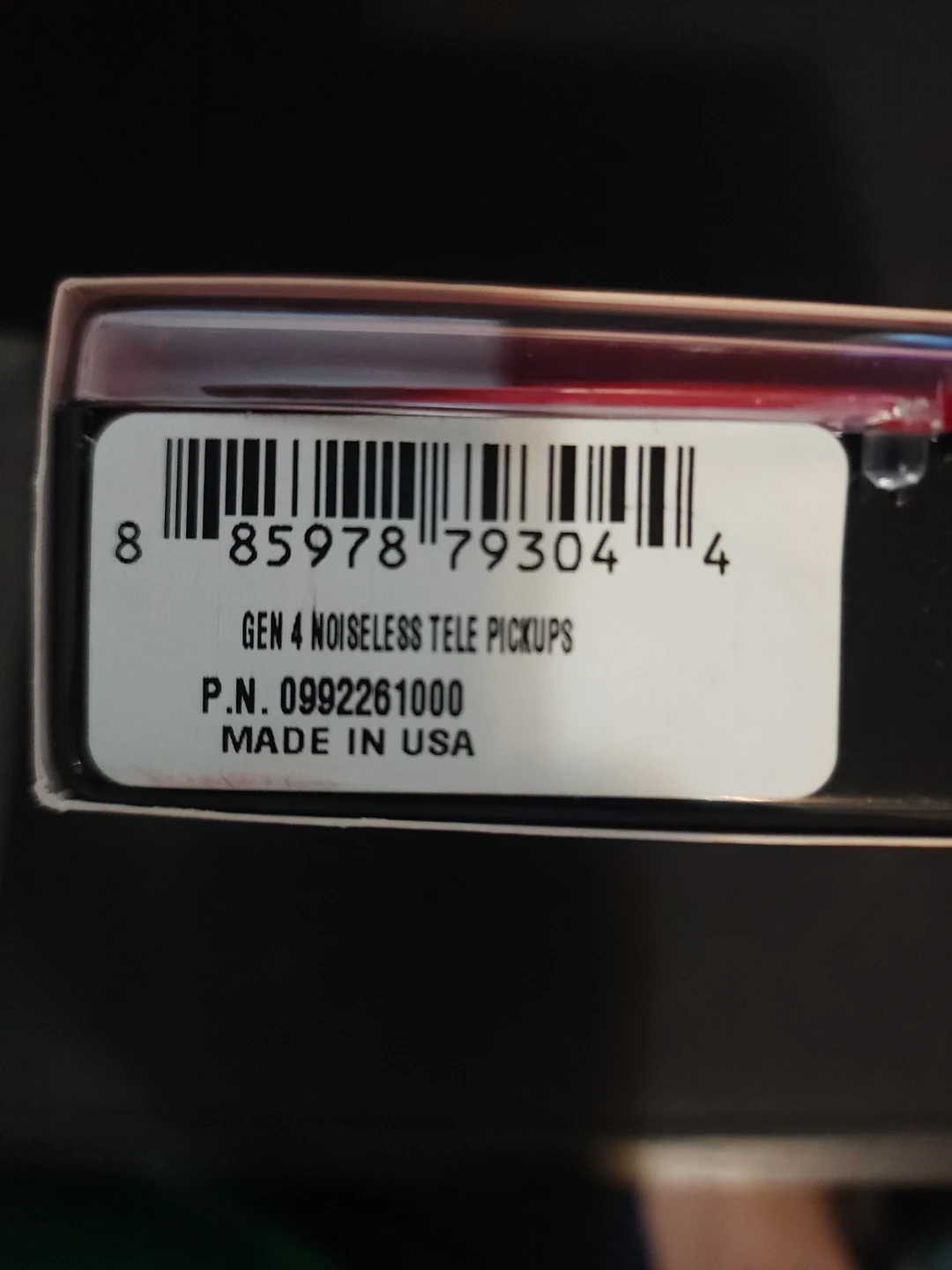 Fender Gen 4 Noiseless Telecaster Pickup Set - photo 3