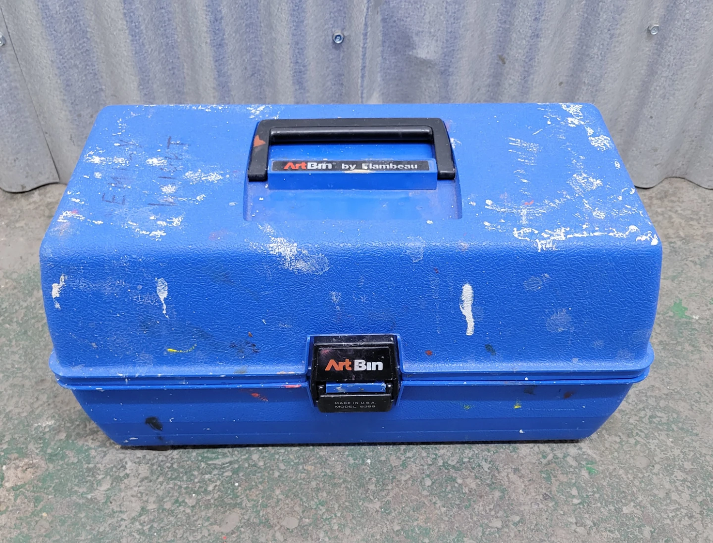 ArtBin by Flambeau blue art supply organizer toolbox