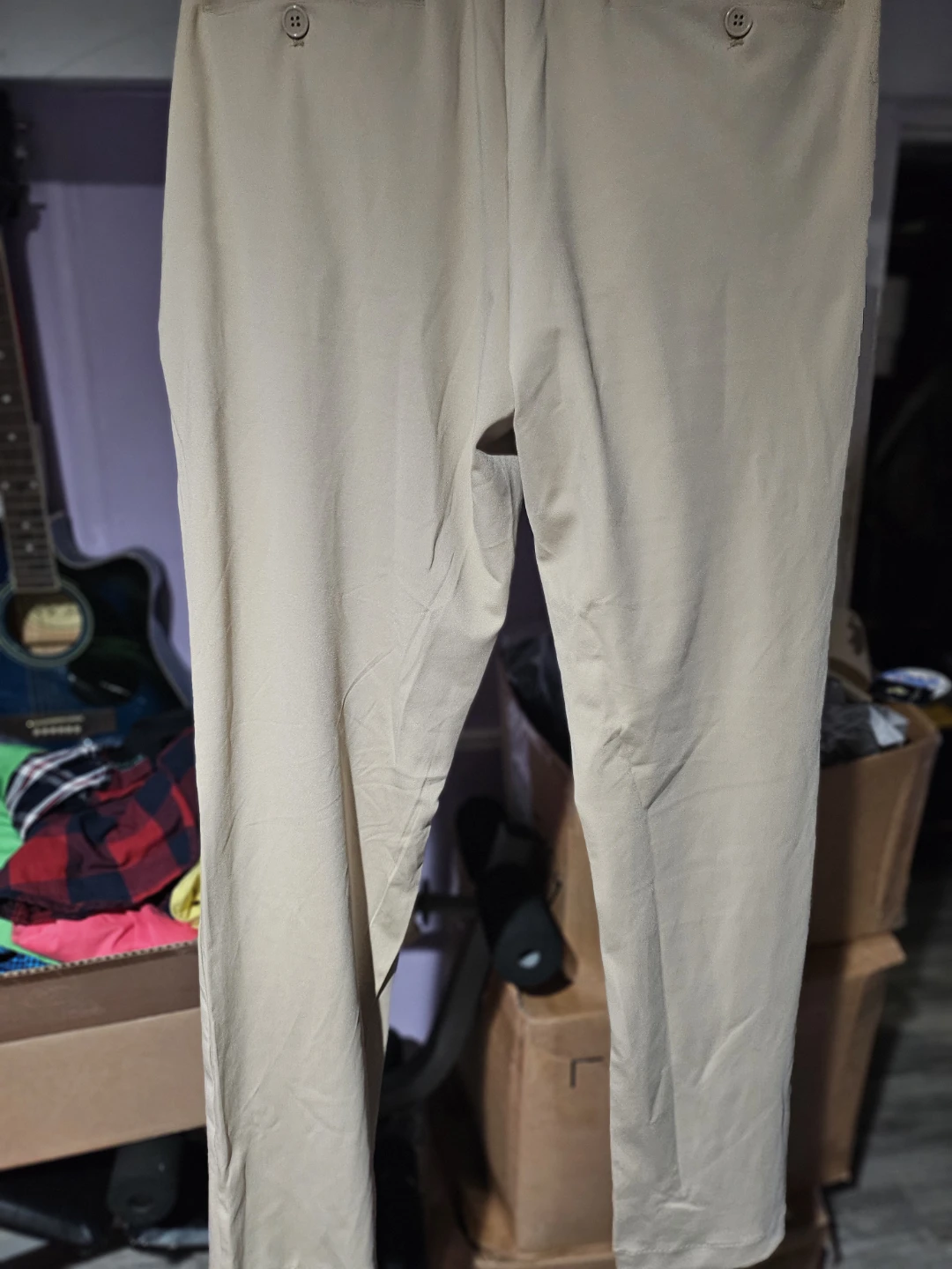 Dress-N-Comfort Khaki Stretch Fabric Pants - photo 4