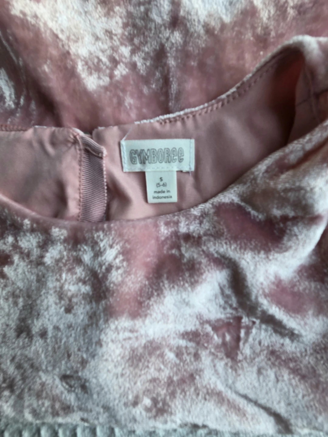 Gymboree Girls Pink Velvet Crop Top Size S (5-6) NWOT - photo 5