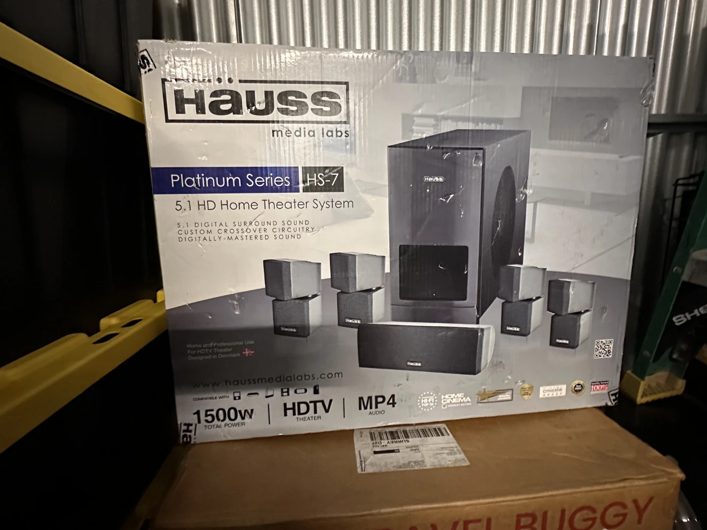 Hauss Media Labs Platinum Series HS-7 5.1 HD Home Theater System
