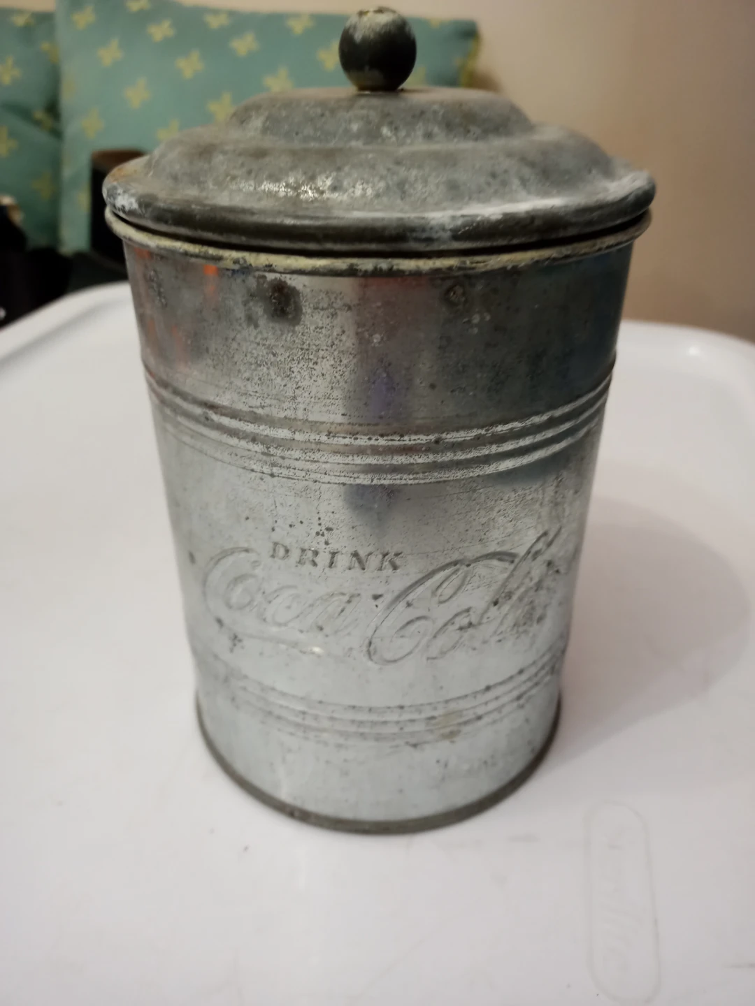 Coca~Cola Can With Lid - Collectible