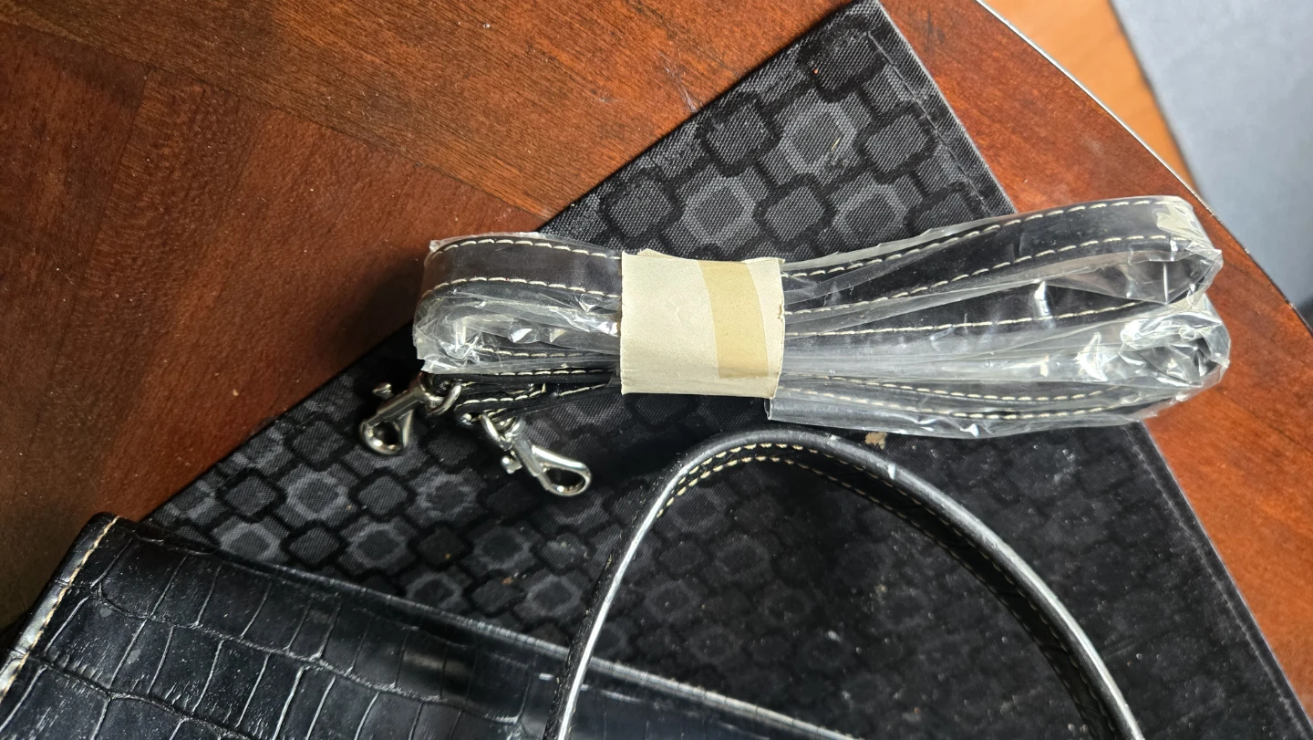 Prada Milano Croc Embossed Handbag Shoulder Strap Included - photo 3