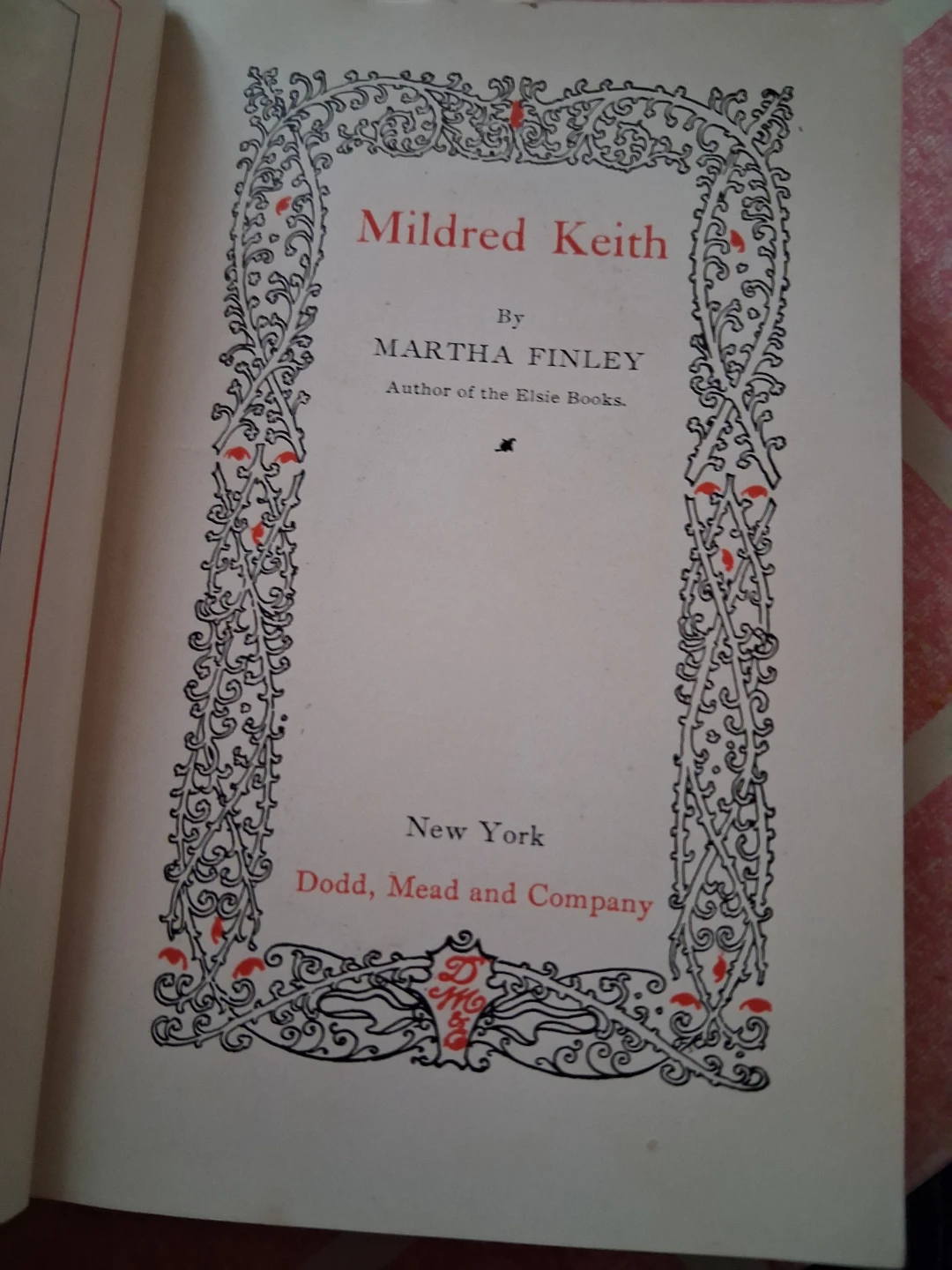 Mildred Keith by Martha Finley Hardcover Book - photo 2