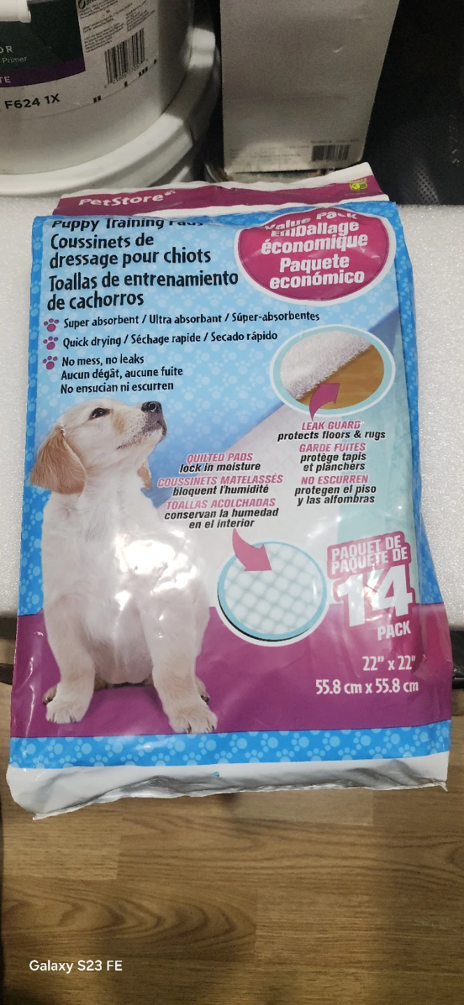 PetStore Puppy Training Pads 14 Pack 22" x 22"