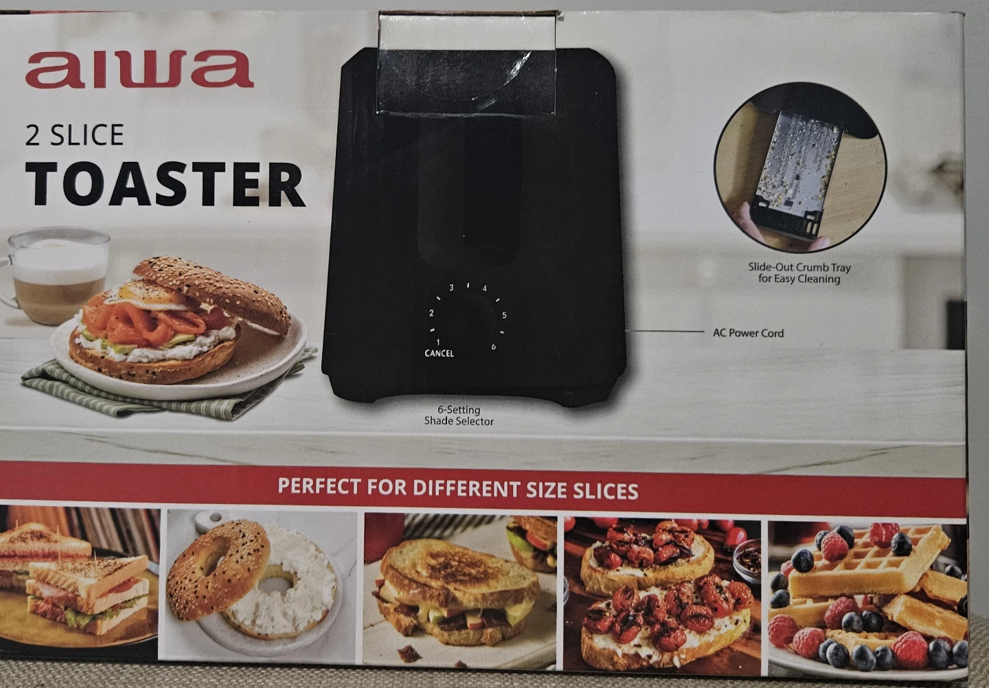 Aiwa 2 Slice Toaster - photo 2