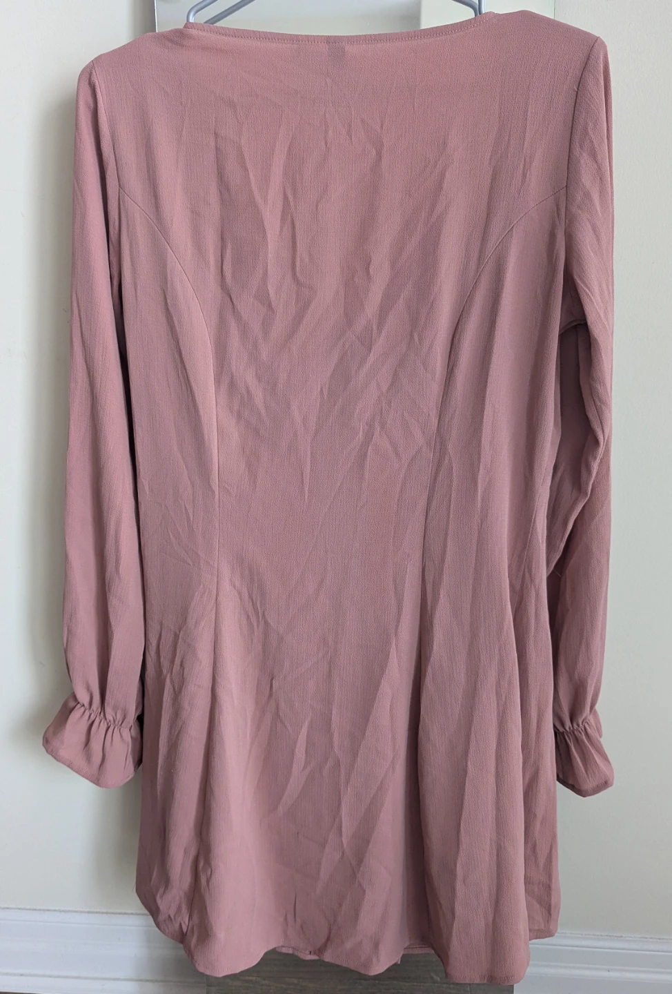 H&M pink button-up dress with pearl buttons - photo 2