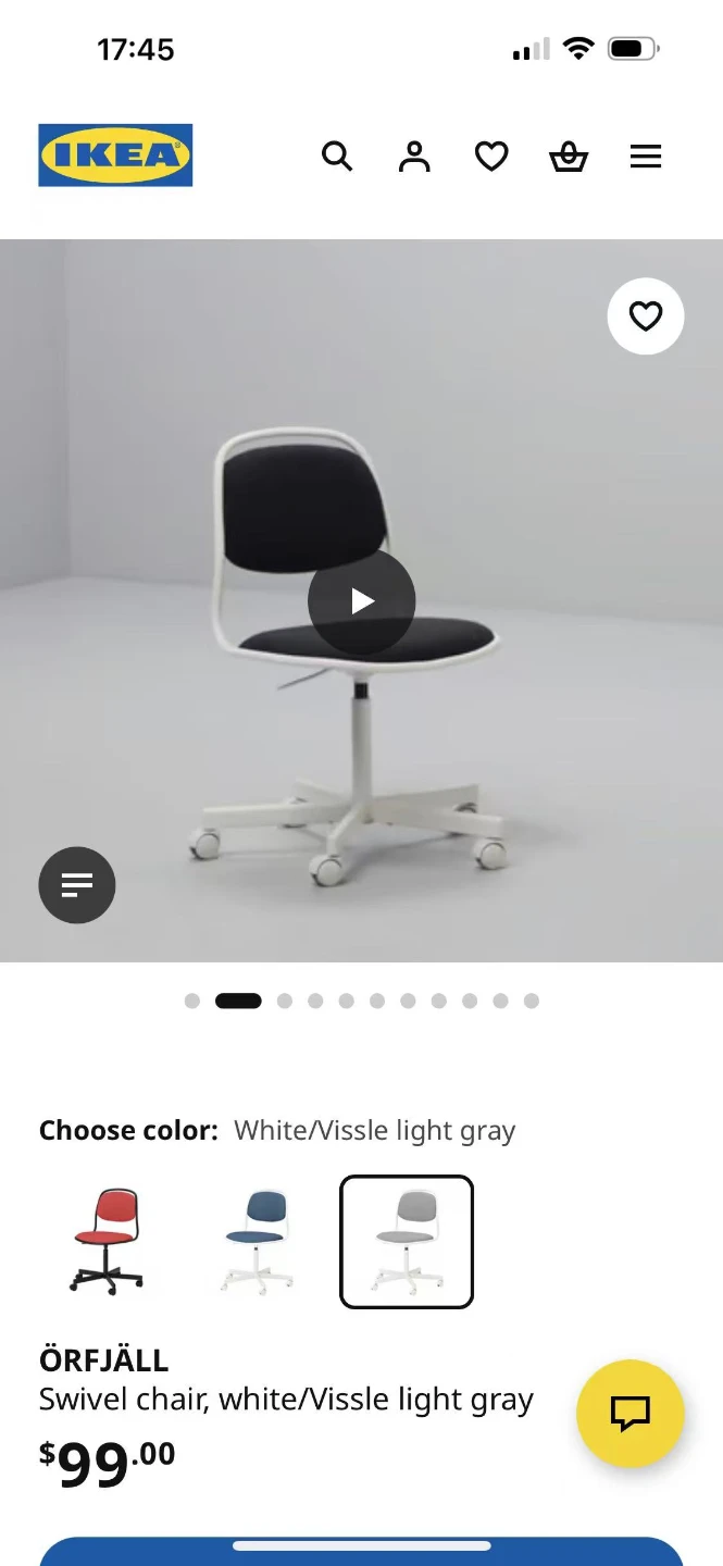IKEA ÖRFJÄLL Swivel Chair - photo 3