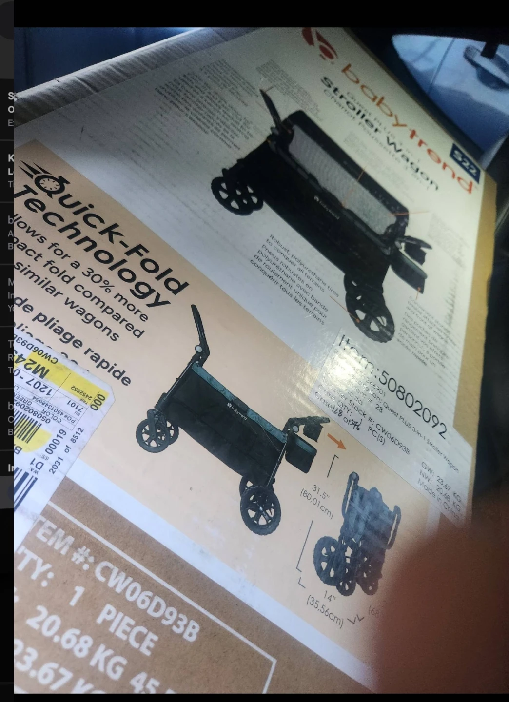 Baby Trend Quest Plus 3-in-1 Stroller Wagon - photo 2