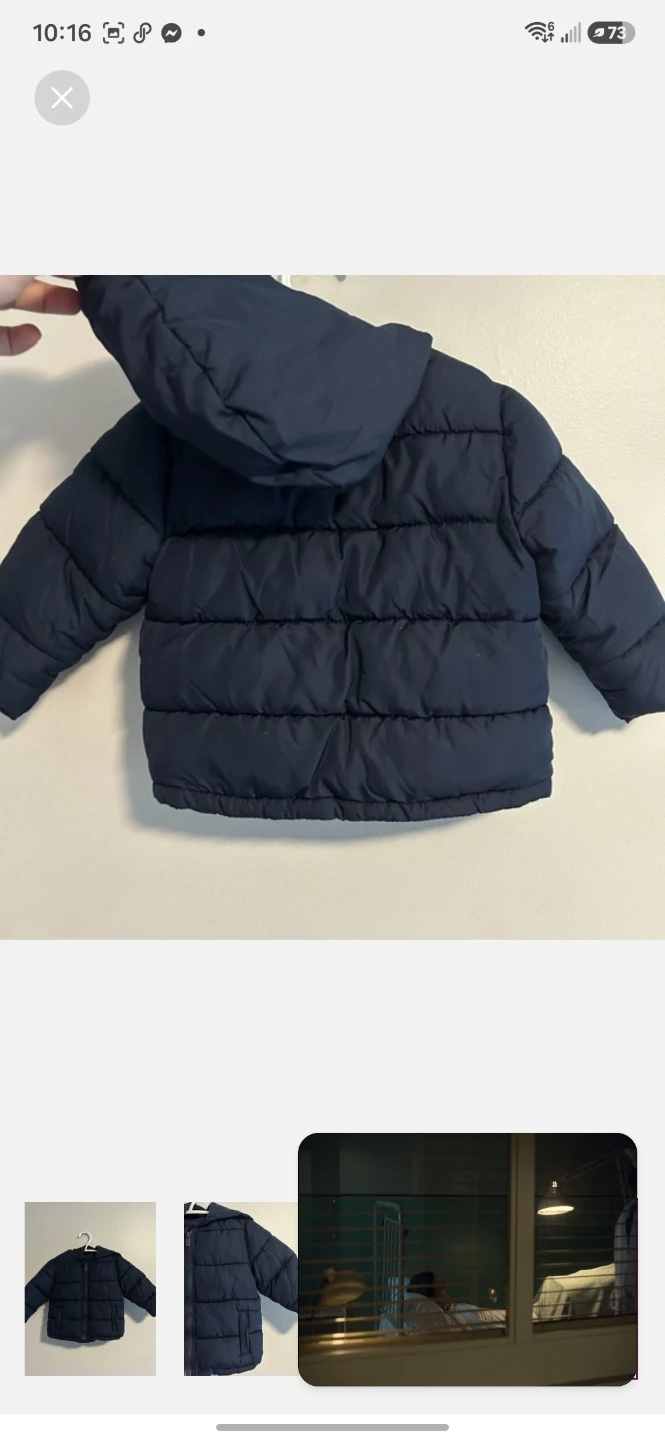 Old Navy Puffer Jacket - Navy Blue - photo 4