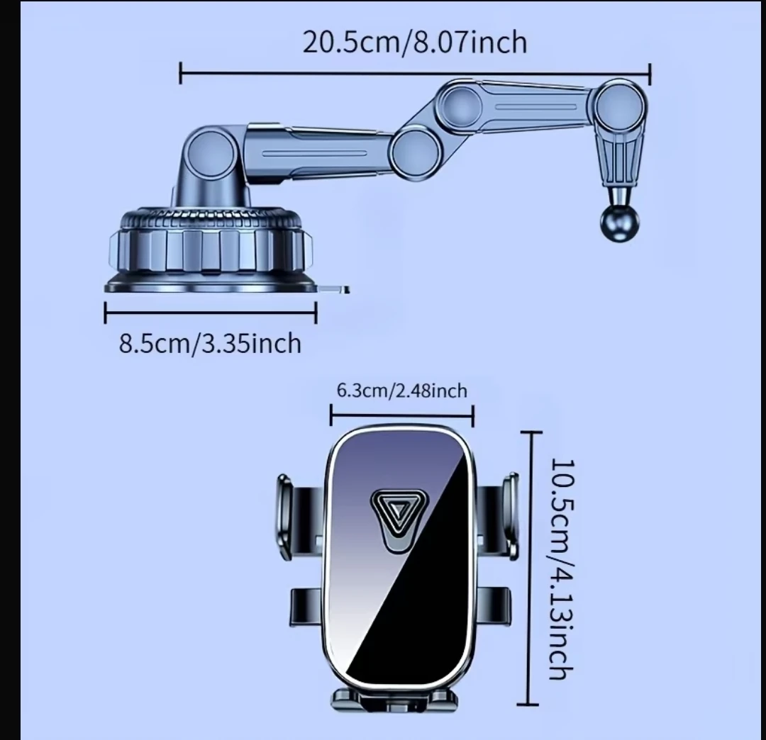 Car Phone holder Shock Resistant strong big suction cup - photo 5